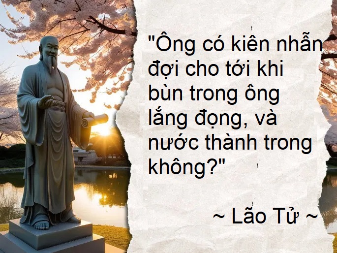 Nhờ tịnh mà đục hoá trong – làm tĩnh lặng tâm trí